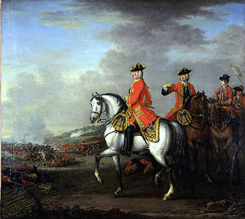 John Wootton George II at Dettingen